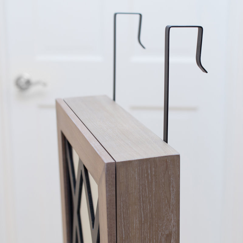 Millwood Pines Granby 14'' Wide Jewelry Armoire with Mirror & Reviews